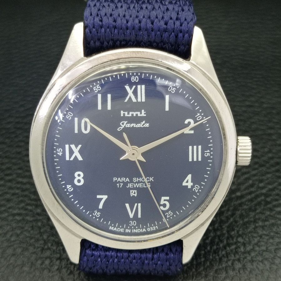 HMT AUTHENTIC HMT JANATA INDIAN WINDING MENS WATCH a430033-a Size 38 - 4 Thumbnail