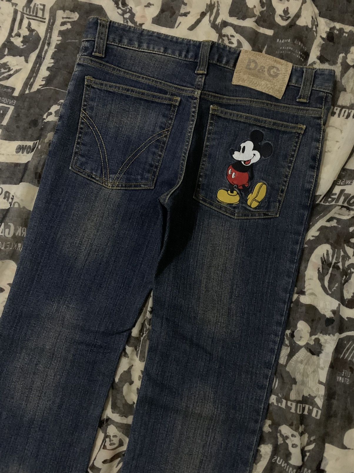 Dolce & Gabbana 💥Dolce&Gabbana x Mickey Denim Size 29" - 2 Thumbnail
