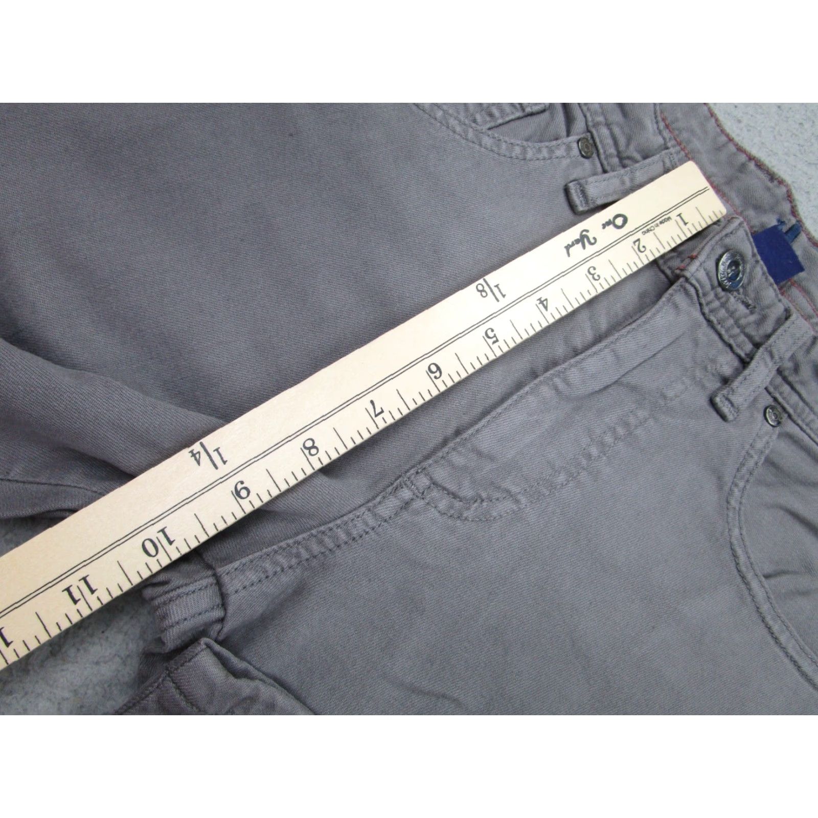 johnnie-O Johnnie-O Pants 30 Gray Chino Slim Flat Front Cotton Blend Spandex Preppy Golf Casual Mens Size US 30 / EU 46 - 5 Thumbnail