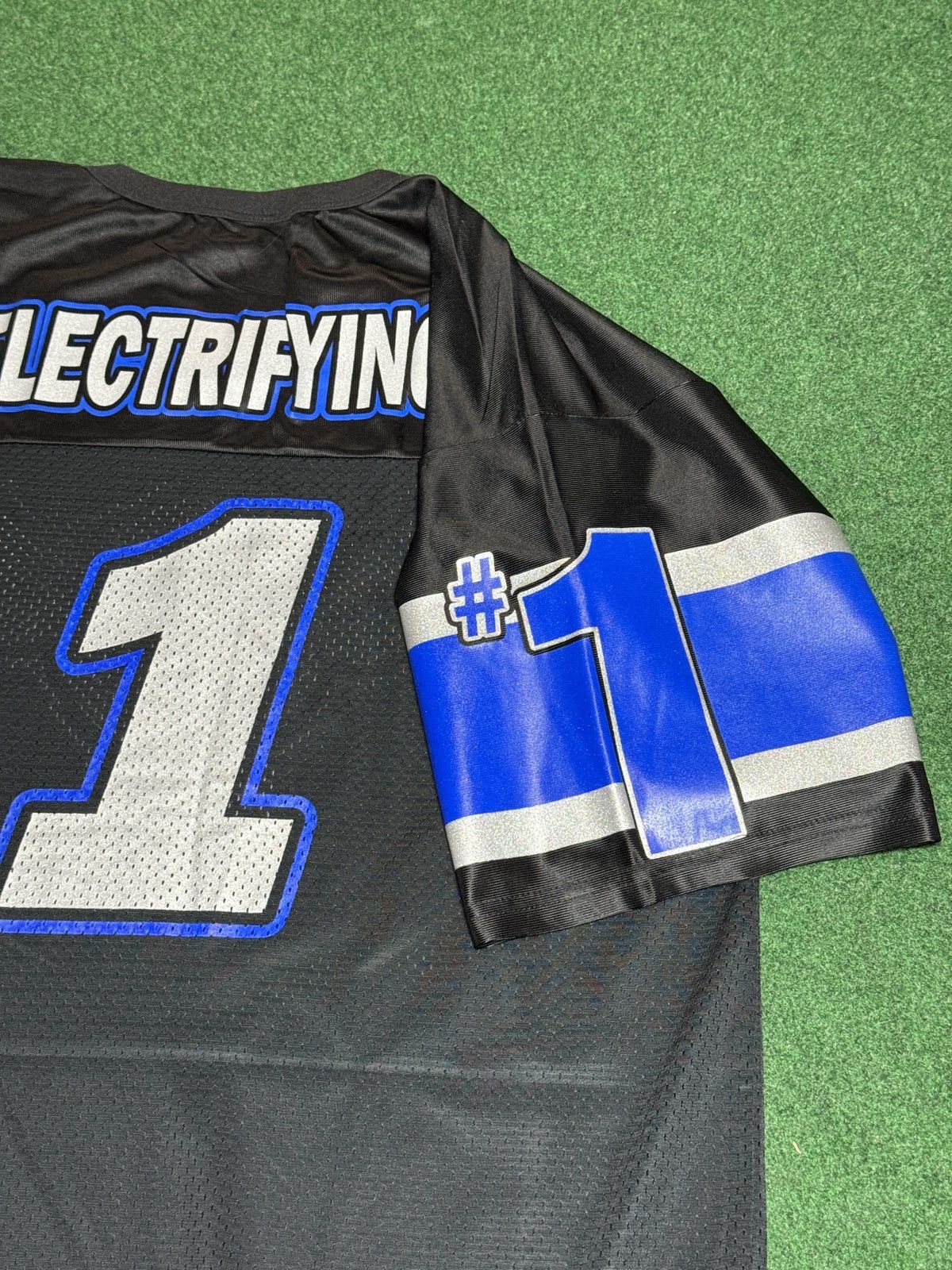WWF Vintage 90s WWF The Rock RARE WRESTLING Football Jersey Size US XXL / EU 58 / 5 - 5 Thumbnail
