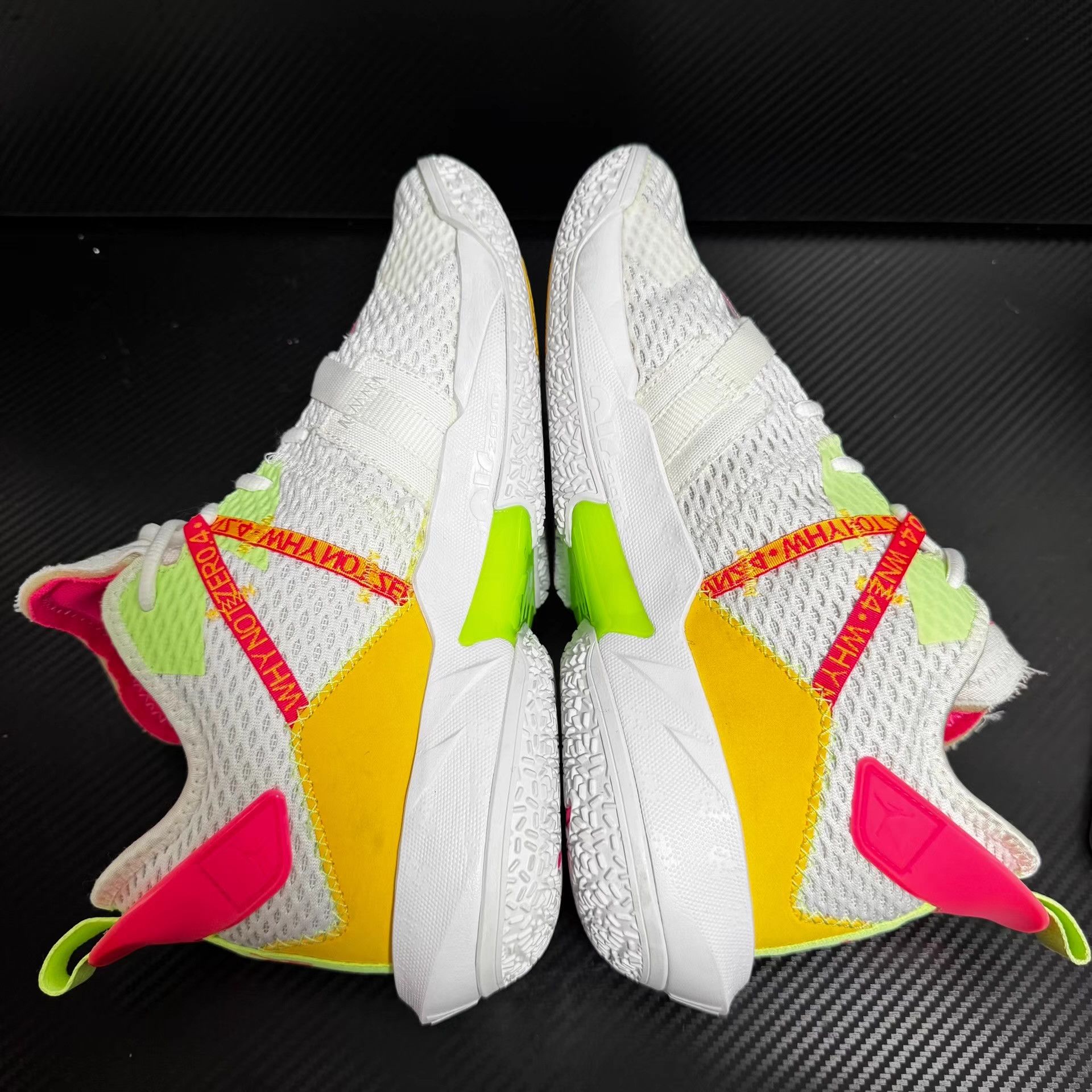 Nike Jordan Why Not Zer0.4 PF White, Yellow & Pink Colorway Q10 Size US 9.5 / EU 42-43 - 8 Thumbnail