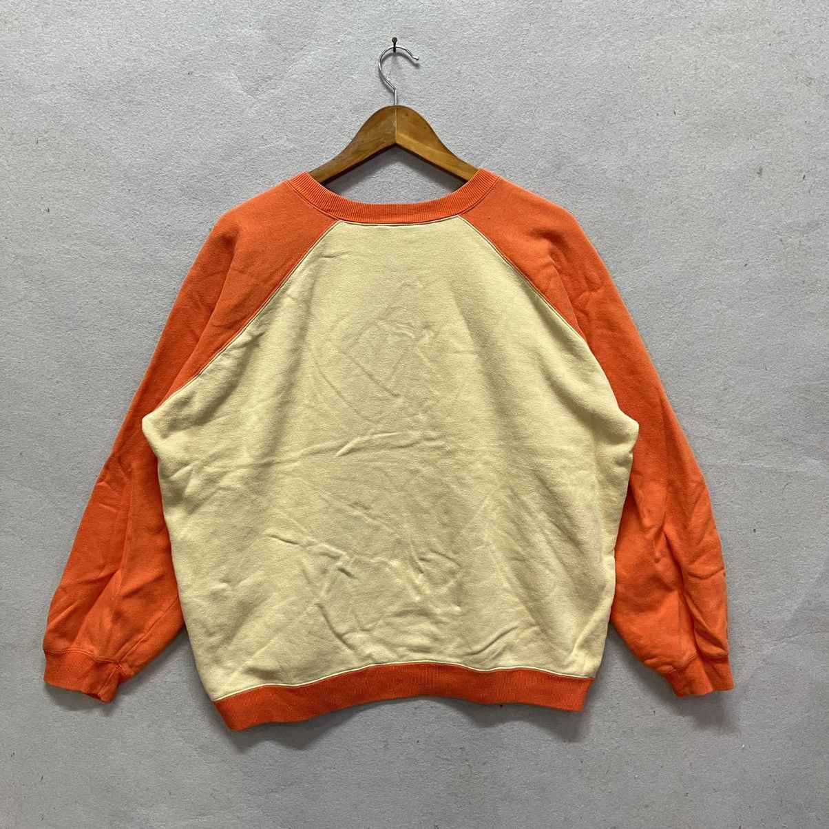 Vans Vintage 90s Vans Orange Raglan Sweatshirt L Size US L / EU 52-54 / 3 - 6 Thumbnail