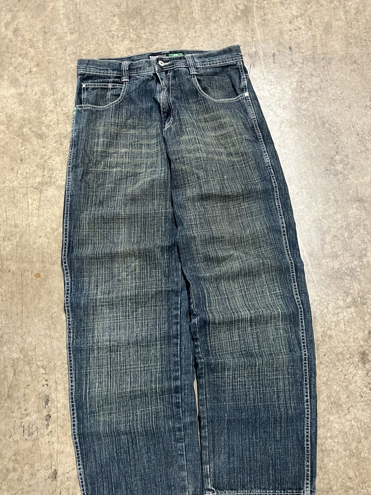 Southpole × Vintage Southpole y2k baggy faded denim wide leg skater rare hype Size US 34 / EU 50 - 3 Thumbnail