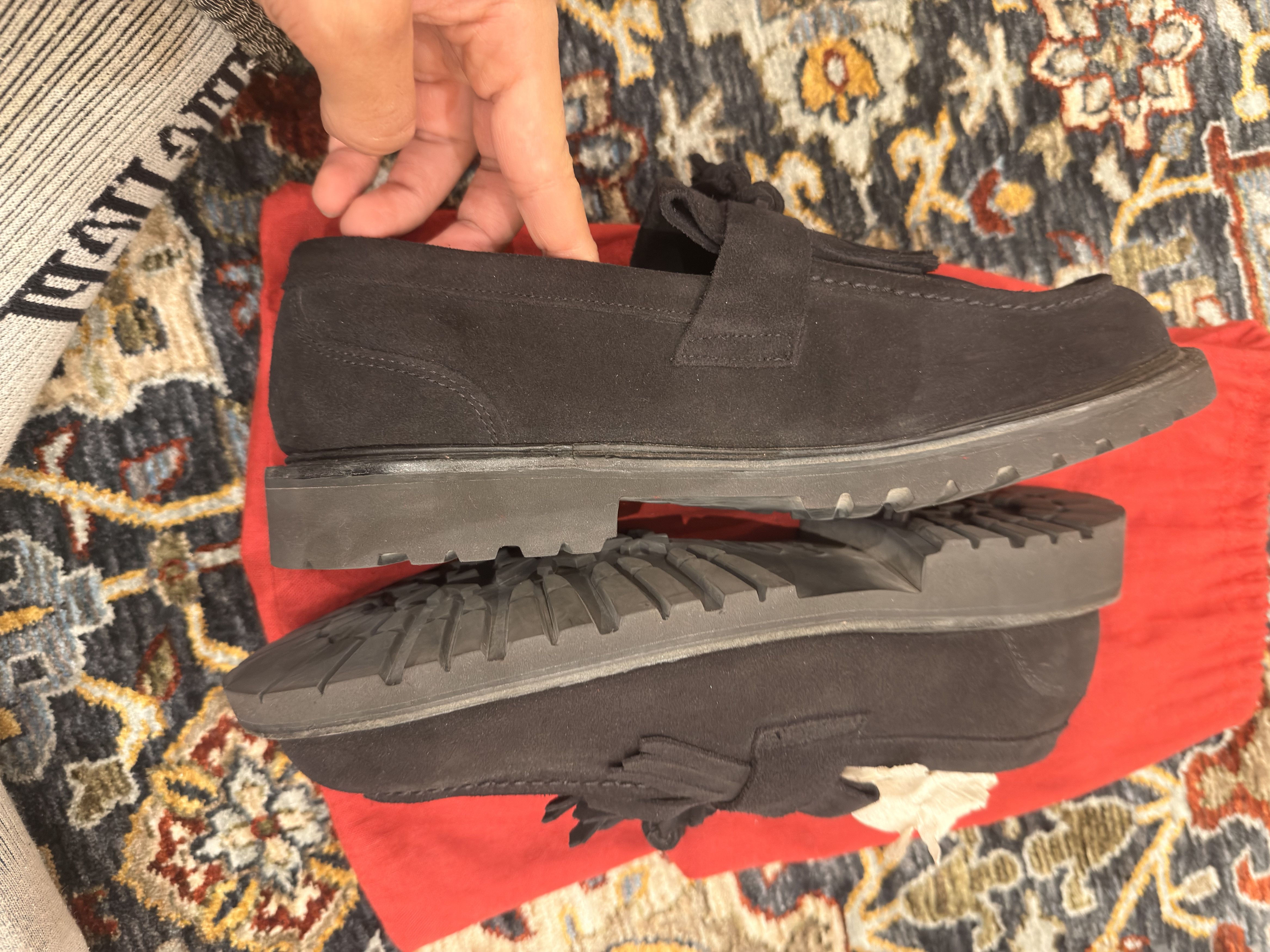 Mr P. Suede loafers with tassels Size US 9 / EU 42 - 4 Thumbnail