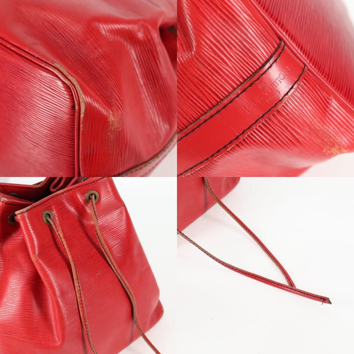 Louis Vuitton LOUIS VUITTON Epi Petit Noe Shoulder Bag Red M44107 Size ONE SIZE - 11 Thumbnail
