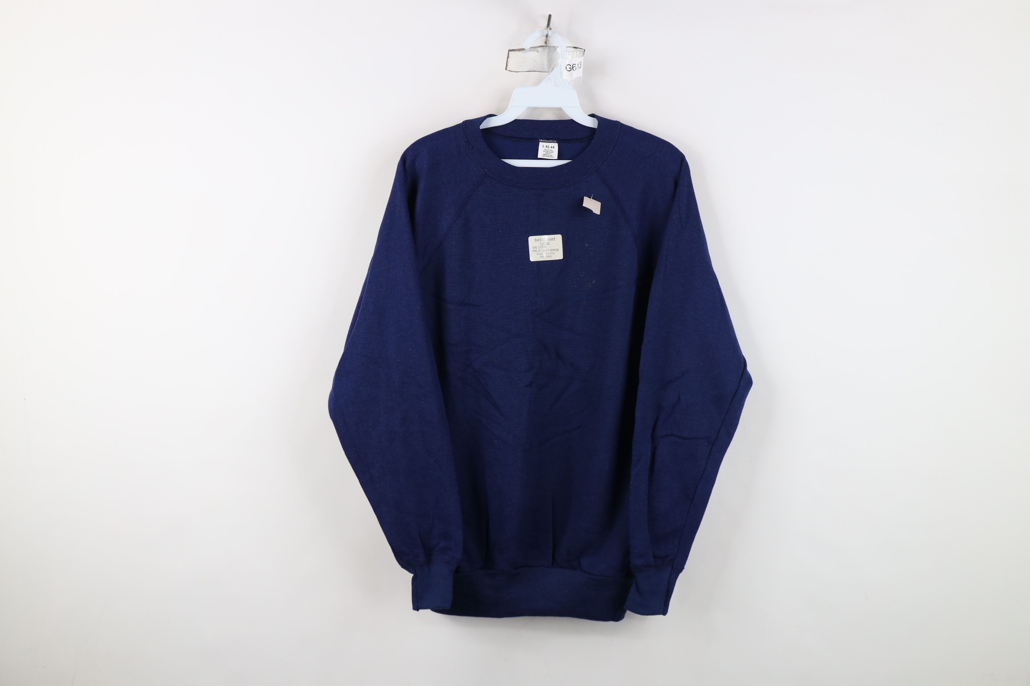 Vintage Deadstock Vintage 60s Streetwear Crewneck Sweatshirt USA Size US L / EU 52-54 / 3 - 1 Thumbnail