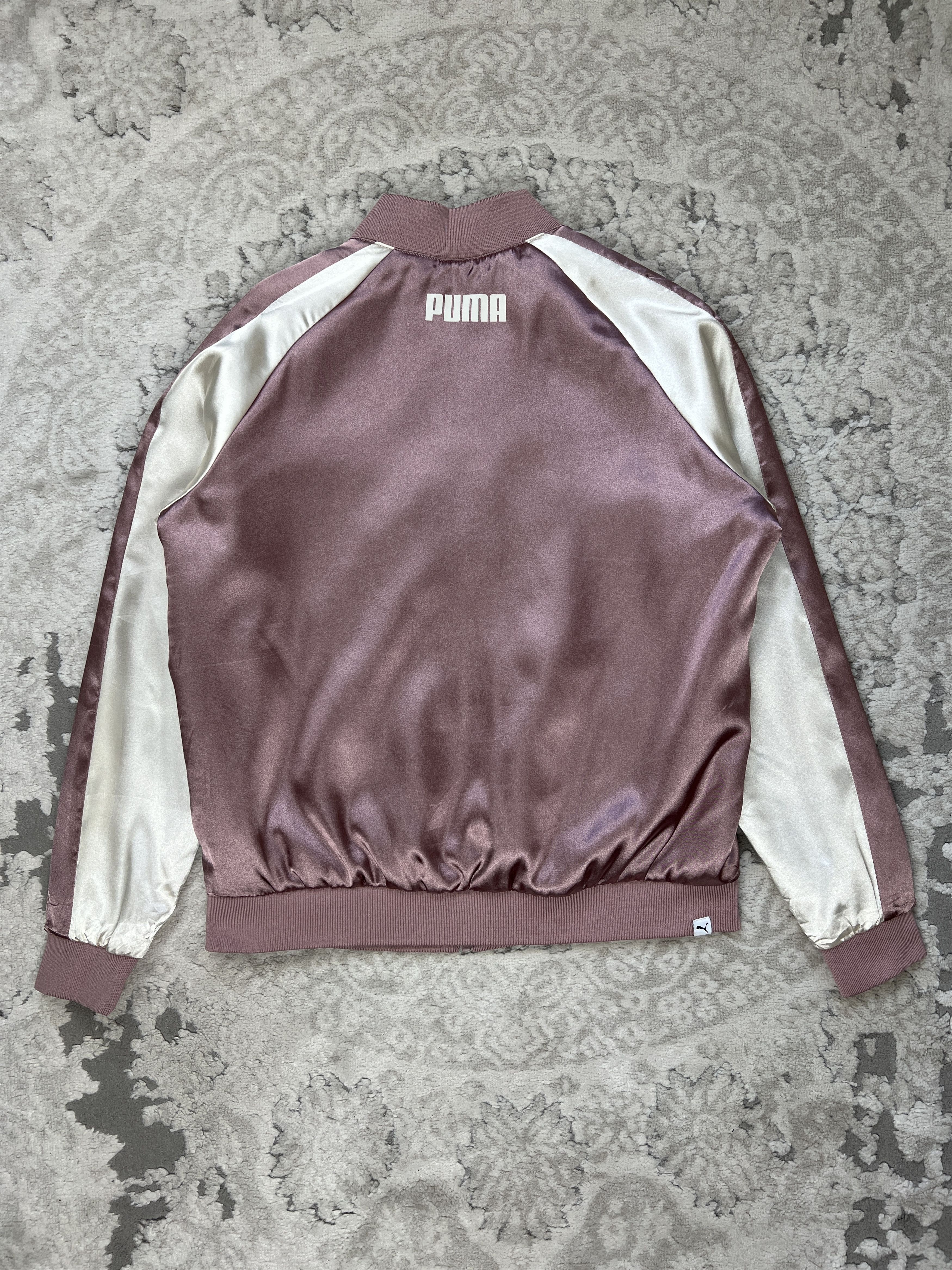 Puma PUMA T7 Satin Bomber Track Jacket Pink Rose Size S / US 4 / IT 40 - 8 Thumbnail