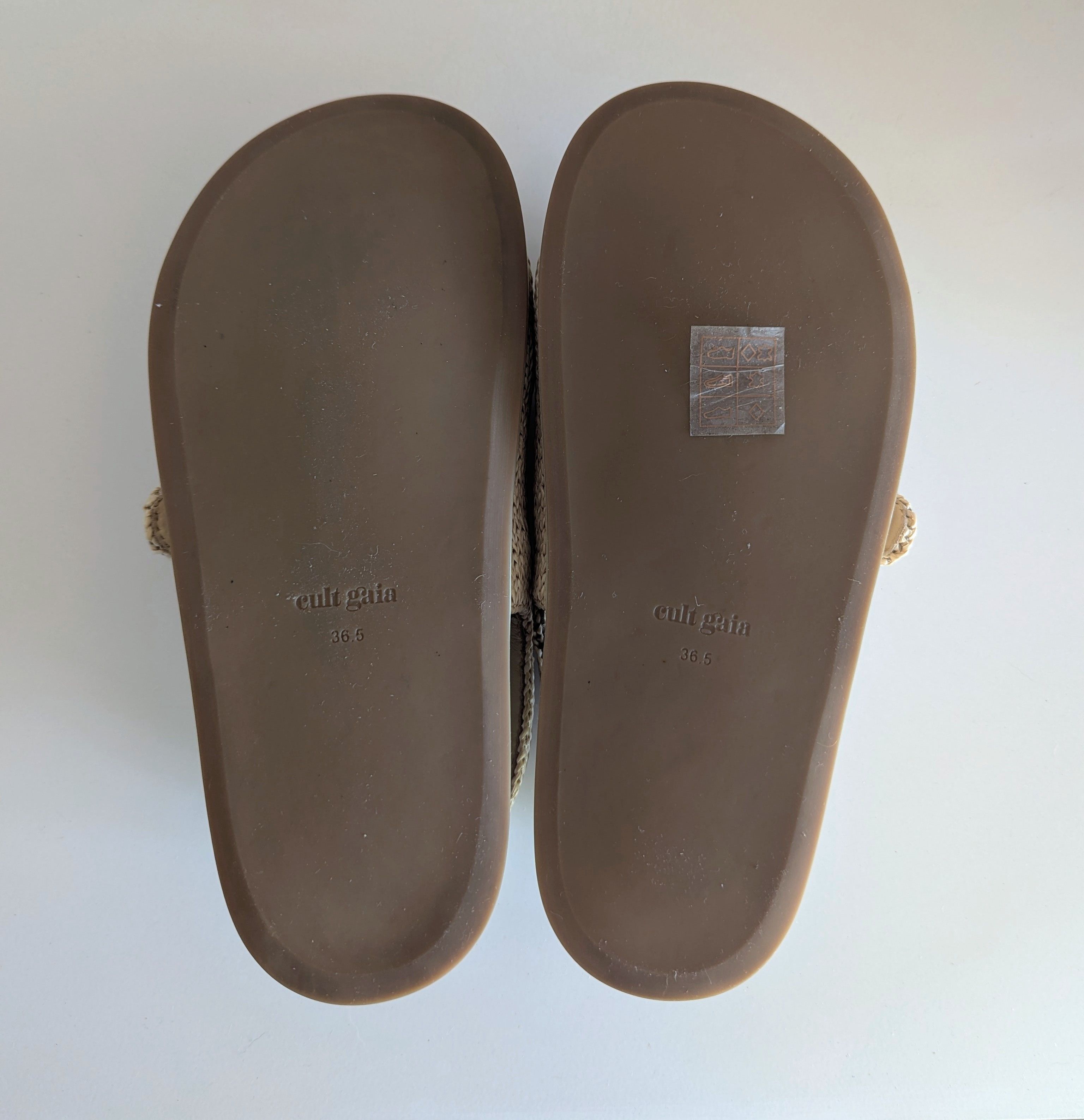 Cult Gaia RARE CULT GAIA Brielle Raffia Sporty Sandals 36.5 Natural Size US 6.5 / IT 36.5 - 12 Thumbnail