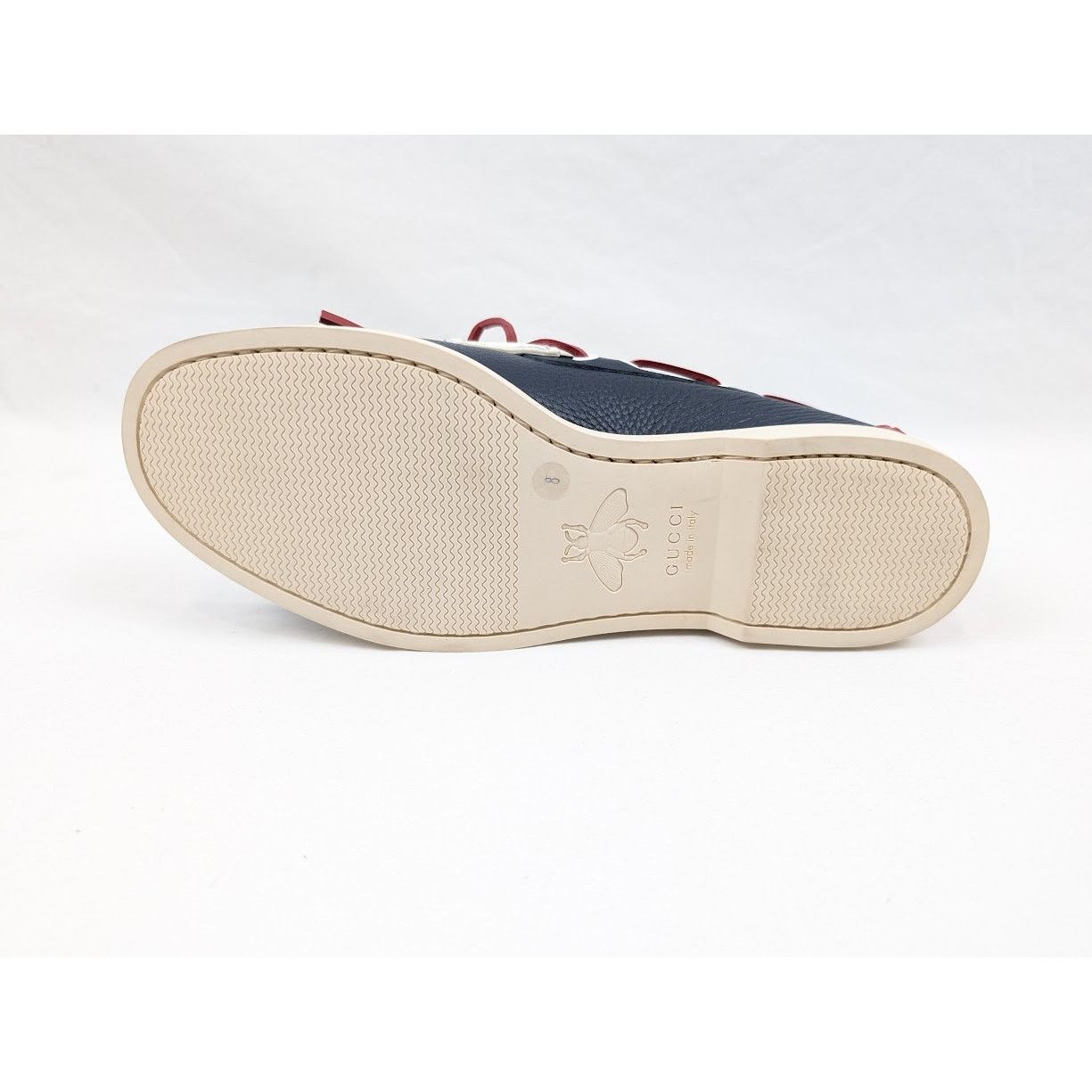 Gucci o1rshd1 Riverside Calf Shoes in Blue/Off White Size US 8.5 / EU 41-42 - 11 Thumbnail