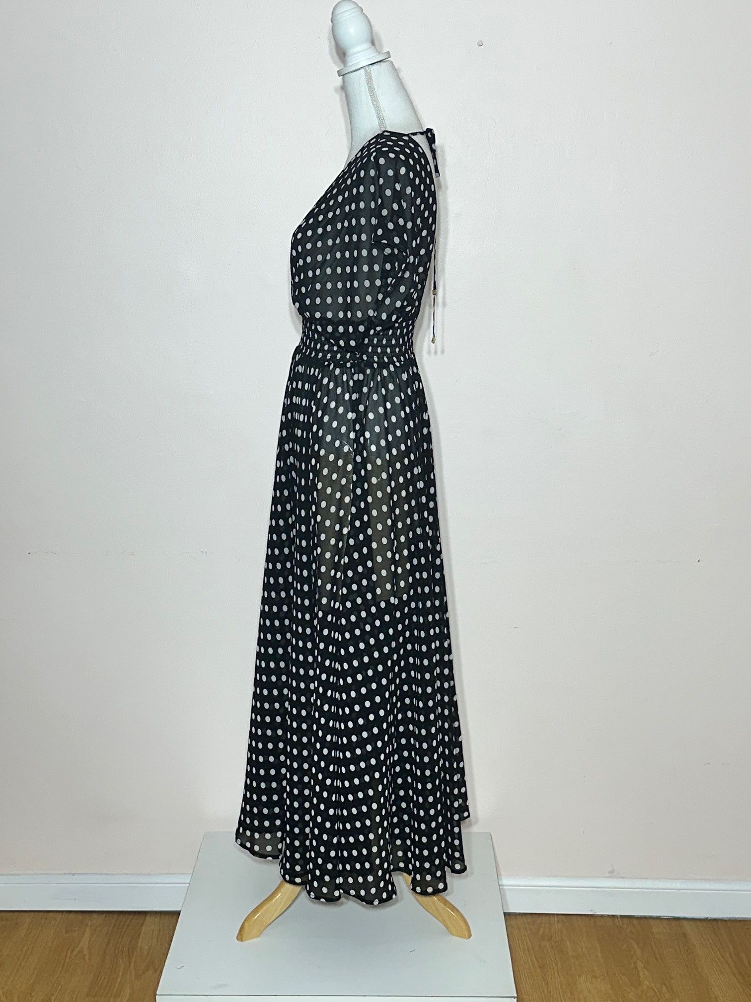 Kate Spade Kate Spade Chiffon Polka Dot Maxi Dress Size S / US 4 / IT 40 - 5 Thumbnail
