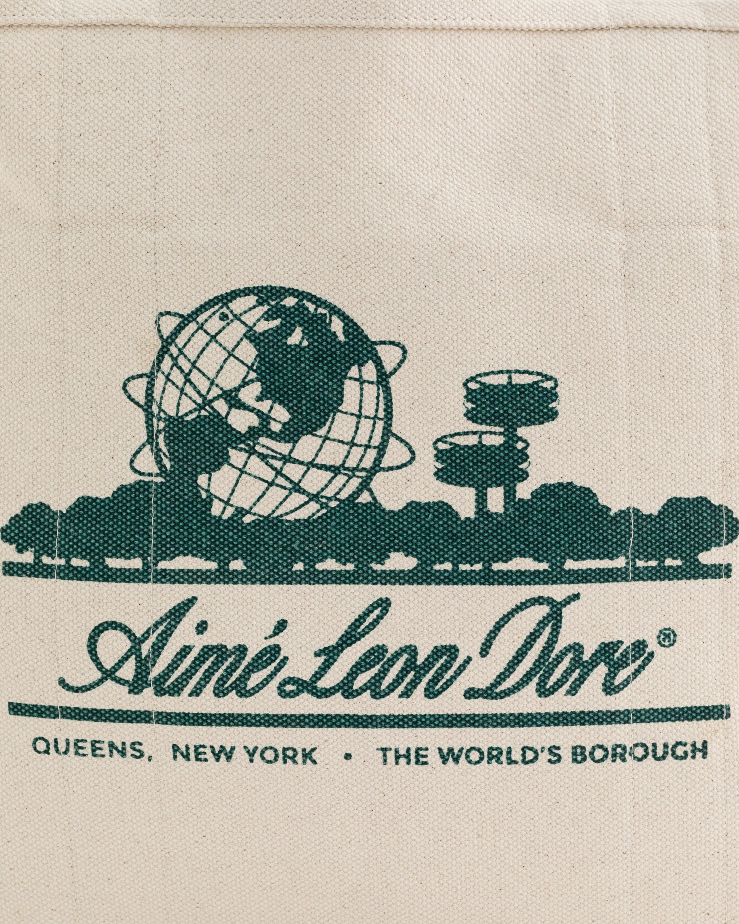 Aime Leon Dore o1mle0725 Large Unisphere Tote Bag Natural Deep Depths Size ONE SIZE - 2 Thumbnail