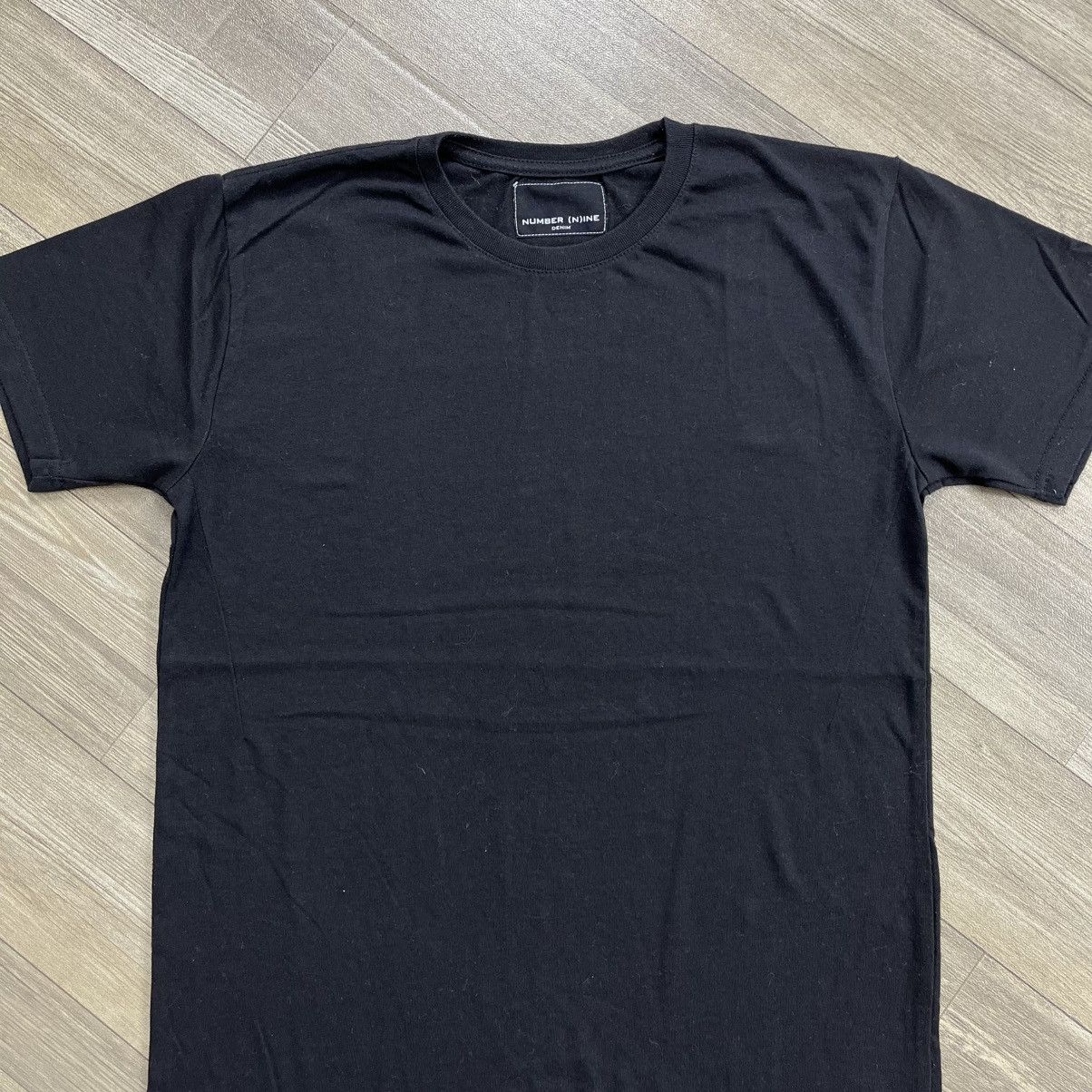 Number (N)ine 2000s Number (N)ine Denim Basic Black Tee Japanese Brand Y2K Size US L / EU 52-54 / 3 - 2 Thumbnail