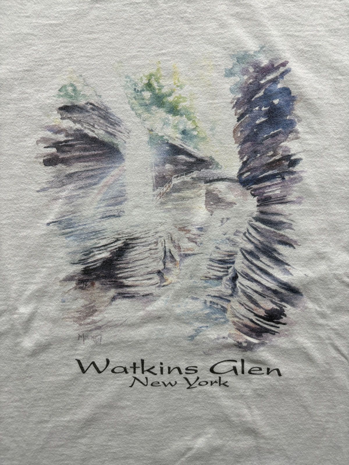 Vintage Vintage Y2K Glen Falls New York Graphic Tee Size US L / EU 52-54 / 3 - 2 Thumbnail