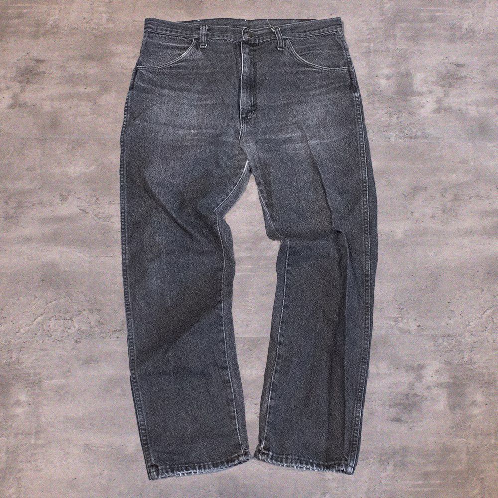 Rustler × Vintage Y2K 2000’s Rustler Faded Black Straight Legged Denim Pants Size US 35 - 1 Thumbnail