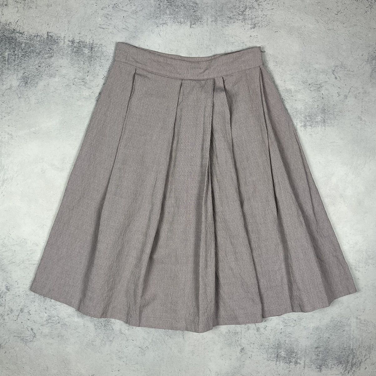 Dries Van Noten Designer Dries Van Noten linen/cotton midi skirt size 36 Size 26" / US 2 / IT 38 - 2 Thumbnail
