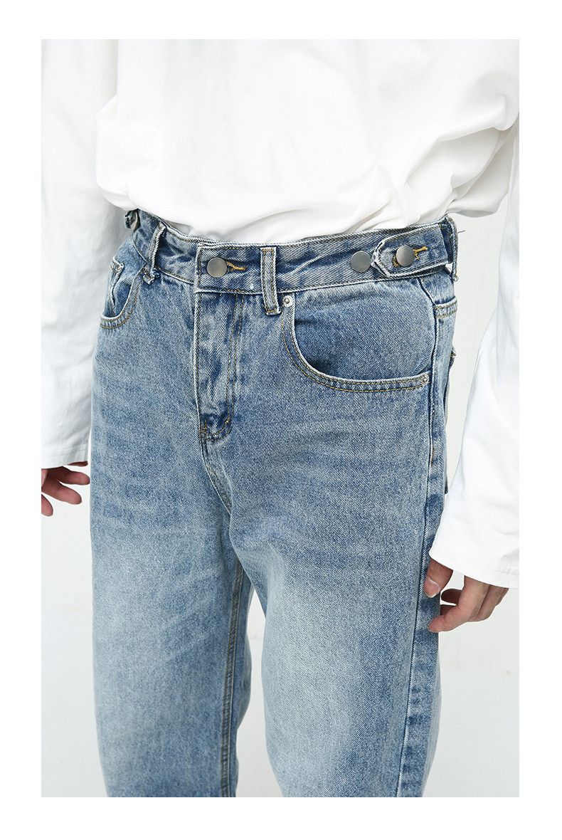 Japanese Brand × Jean Simple loose casual straight washed jeans Size US 32 / EU 48 - 5 Thumbnail
