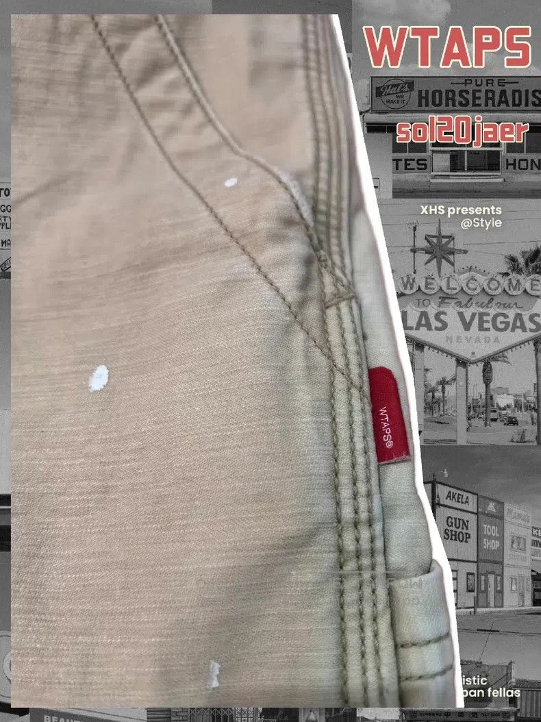 Wtaps Wtaps size S Washed, aged, painted and embroidered work pan Size US 38 / EU 54 - 3 Thumbnail