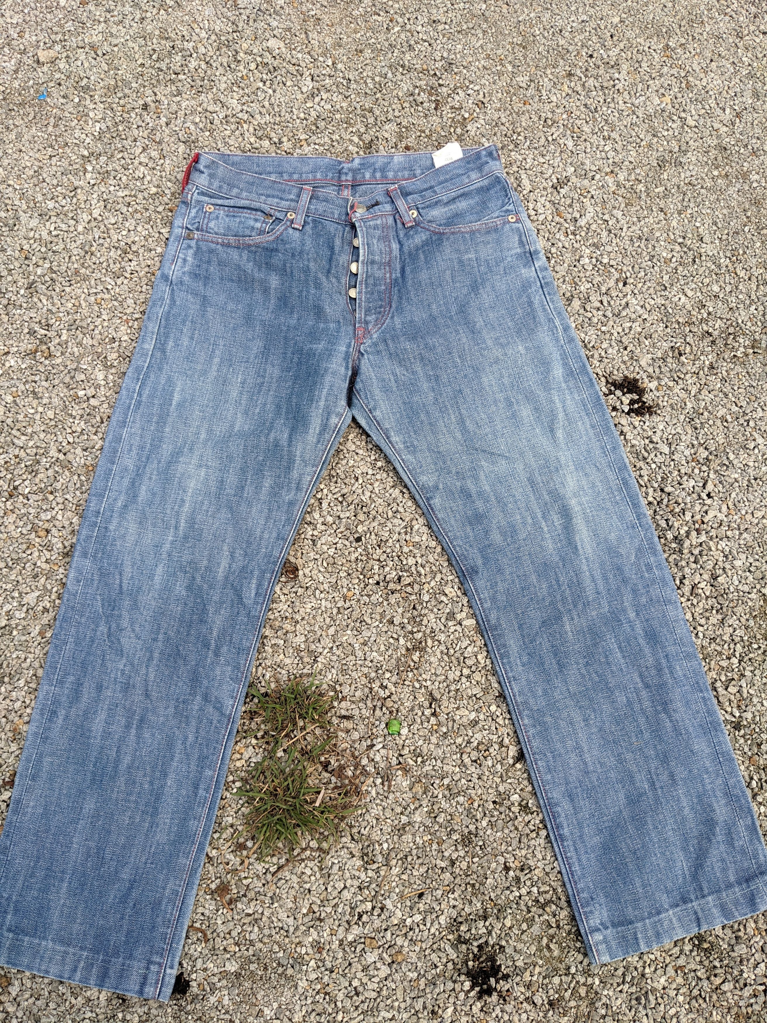 Levi's × Levi's Vintage Clothing × Vintage size 31 vintage levi's selvedged 90s redline single R tag Size US 31 - 3 Thumbnail