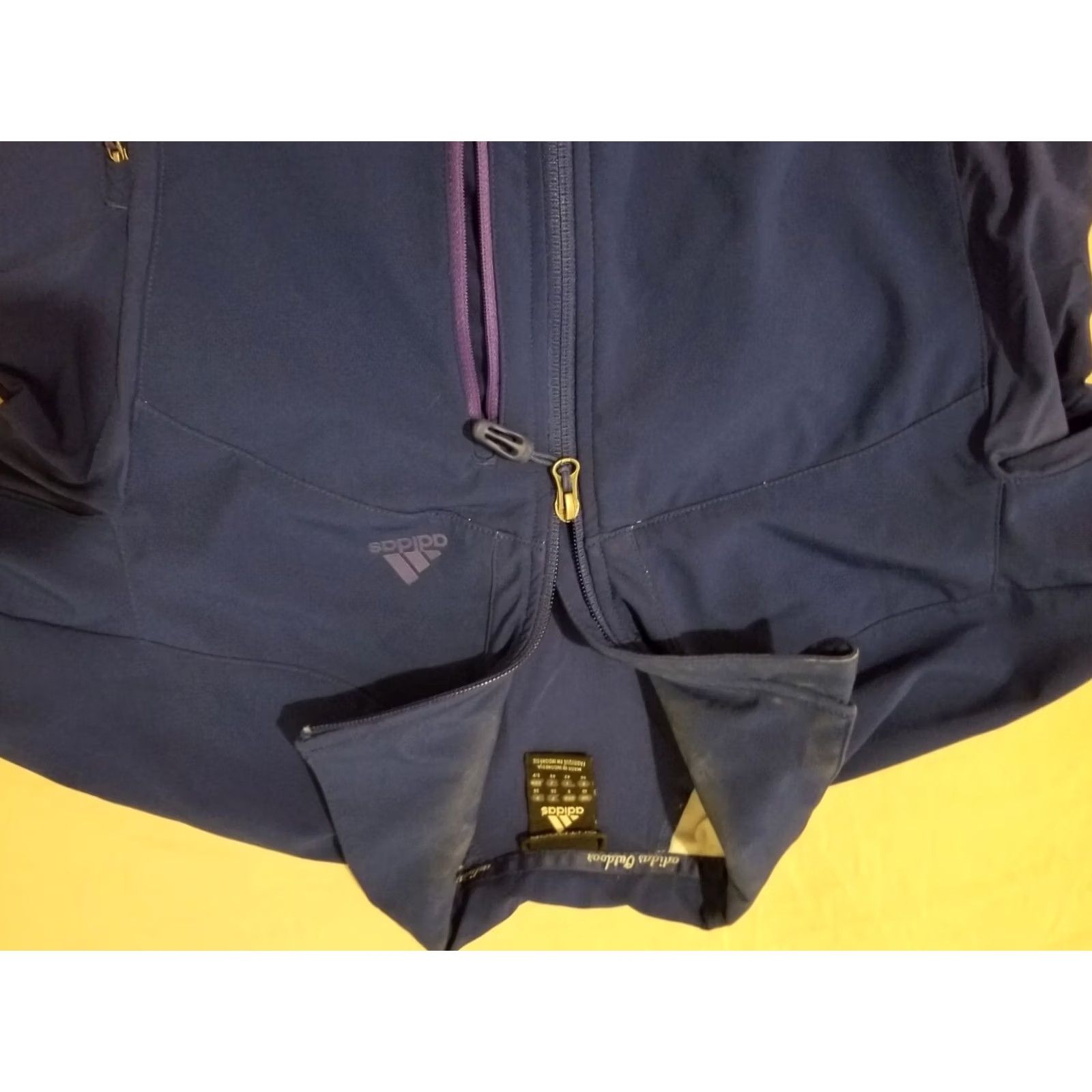 Adidas Womens adidas Jacket Small Purple Athletic Gym Workout Size S / US 4 / IT 40 - 2 Thumbnail