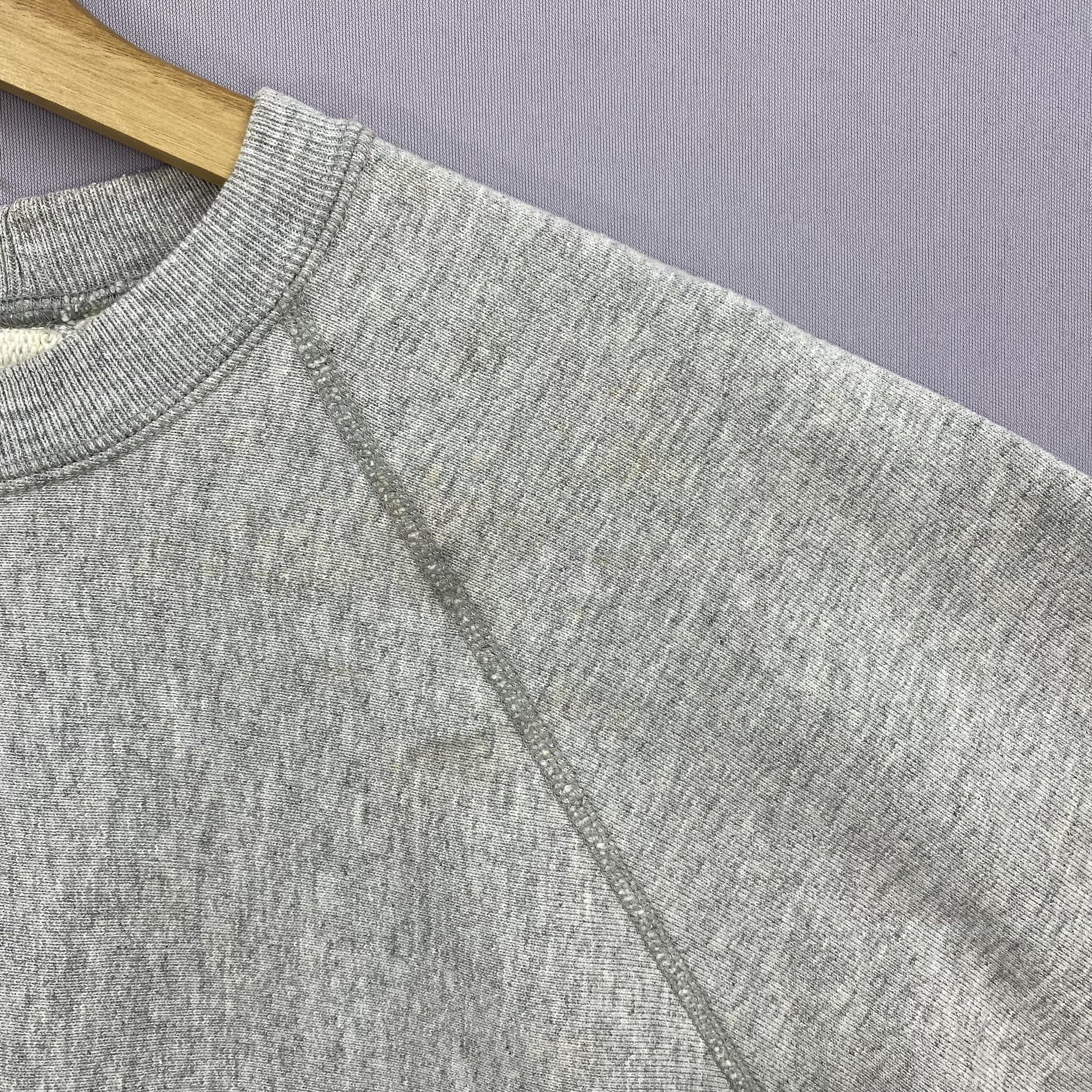 A.P.C. Vintage 90s A.P.C. Sweater Raglan Short Sleeve Sweatshirt Size US M / EU 48-50 / 2 - 6 Thumbnail