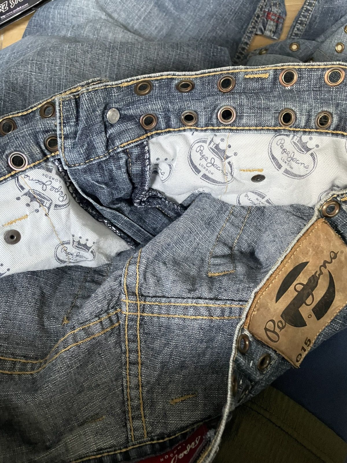 Pelle Pelle Vintage Y2K Pepe Baggy Jeans Size US 36 / EU 52 - 19 Thumbnail