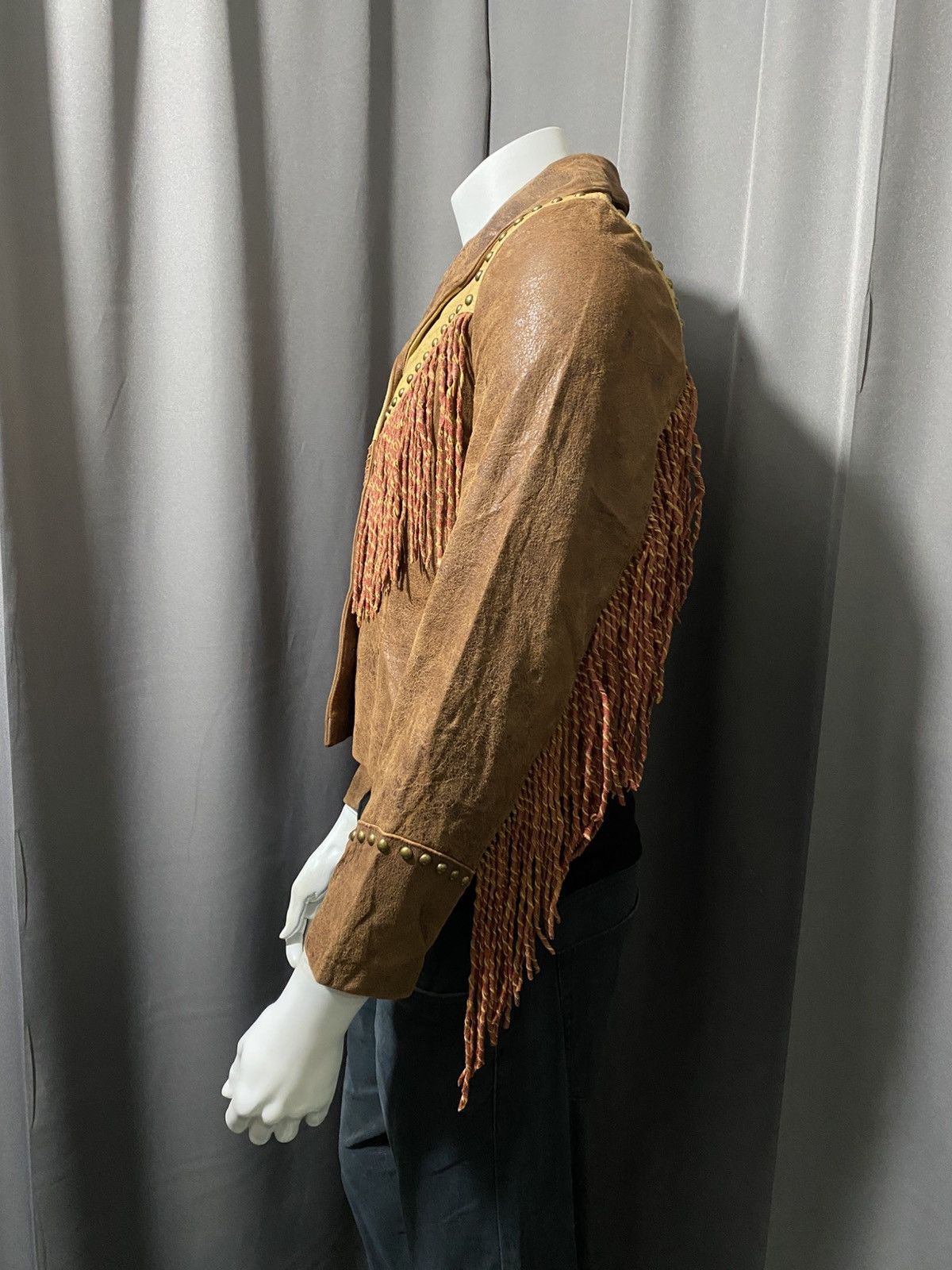 Scully 1980s- Scully- Fringed Cropped Leather Jacket Size US M / EU 48-50 / 2 - 23 Thumbnail