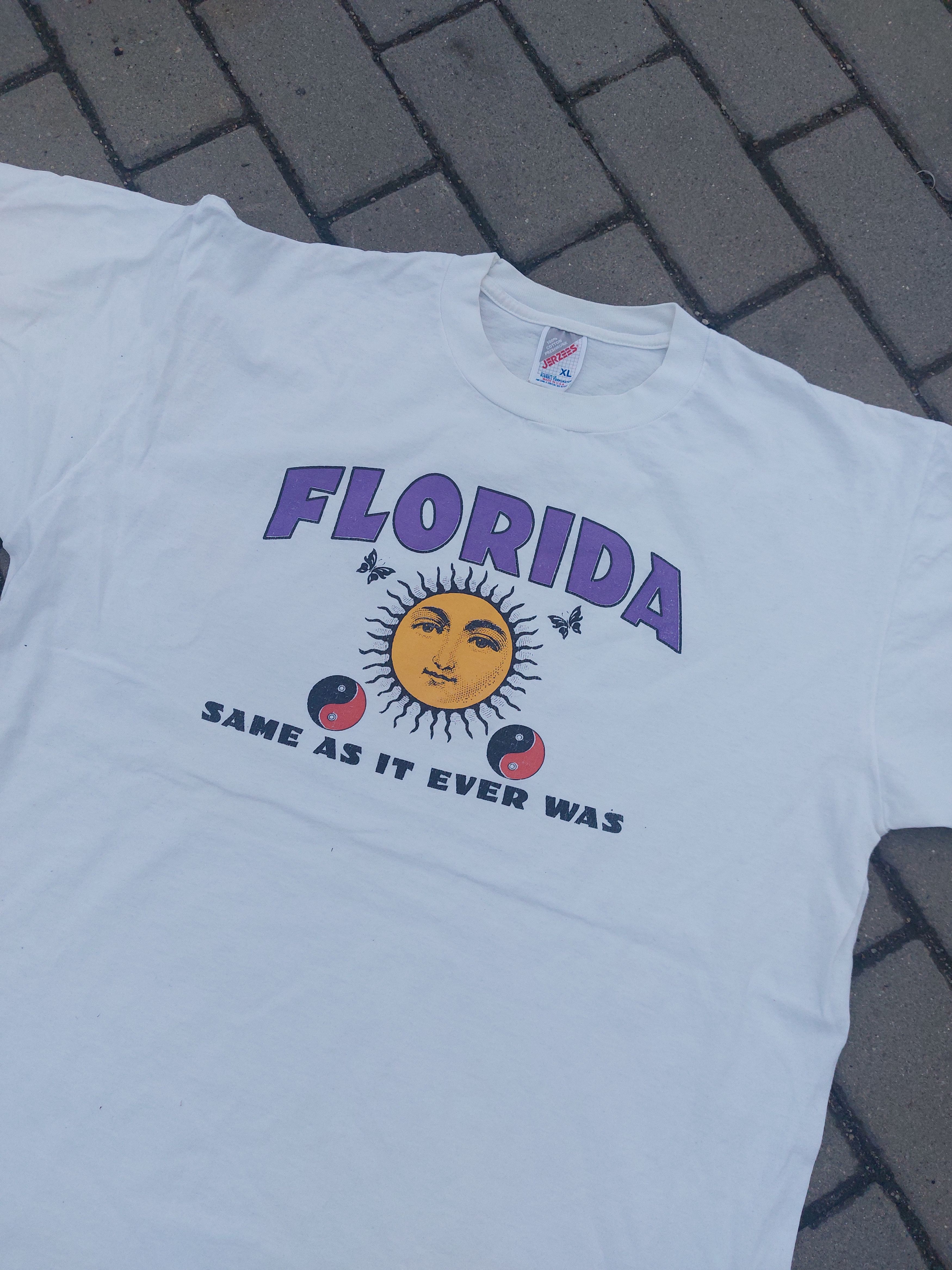 Jerzees × Vintage florida same as it ever was vintage 90s tshirt Size US XL / EU 56 / 4 - 2 Thumbnail