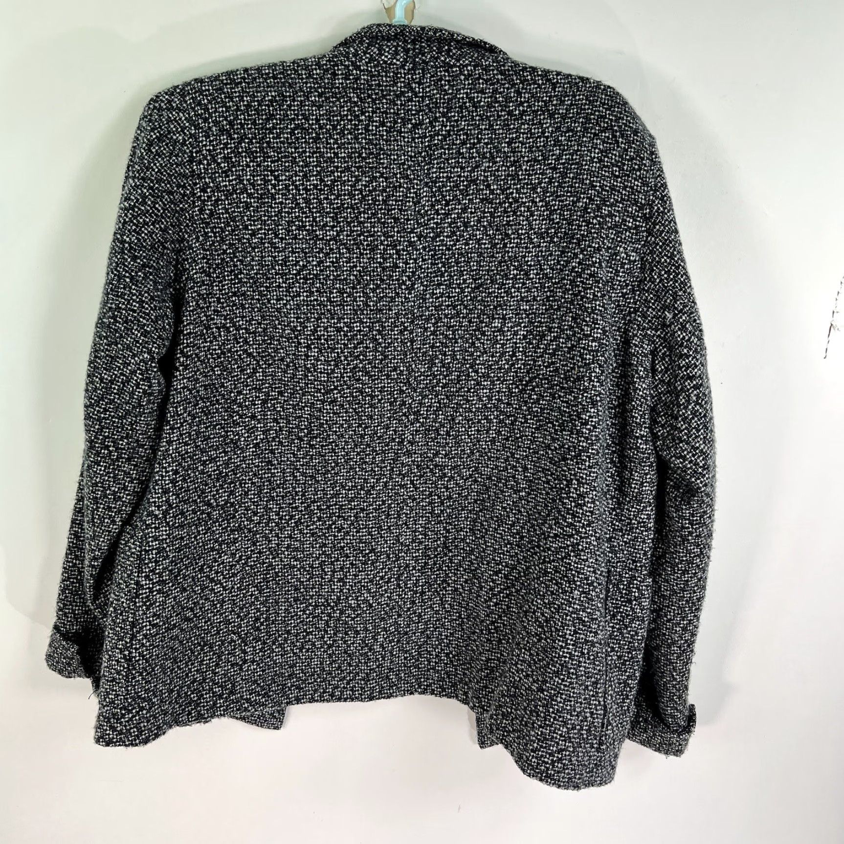 Coldwater Creek Coldwater Creek Wool Blend Tweed Jacket Women XL Black Tweed Boucle Lined Fall Winter Size XL / US 12-14 / IT 48-50 - 6 Thumbnail