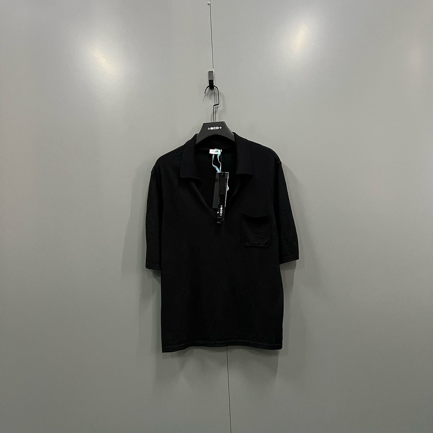 Saint Laurent Paris Saint Laurent Black Polo Shirt Size L Size US L / EU 52-54 / 3 - 1 Thumbnail