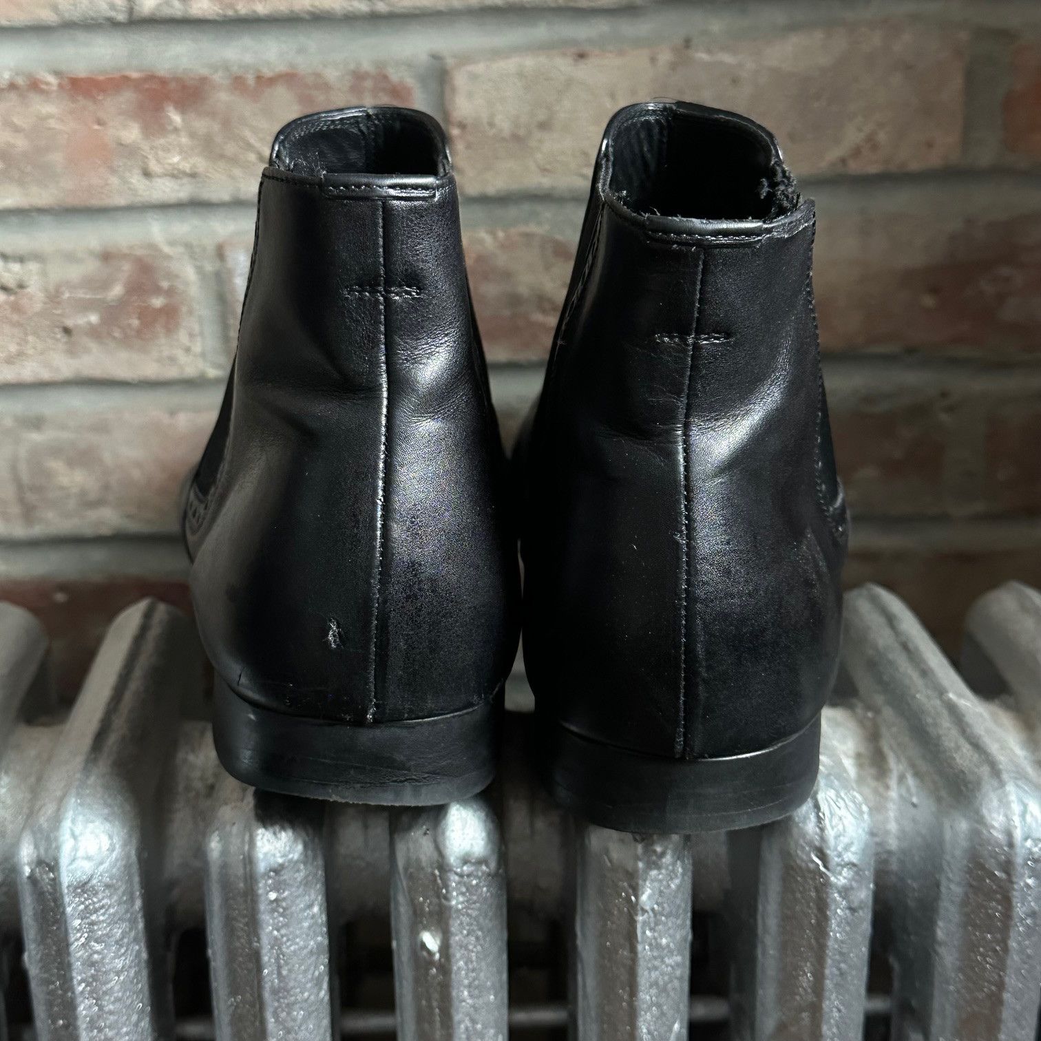 Prada SS18 Brogue Chelsea Boots Size US 8.5 / EU 41-42 - 2 Thumbnail