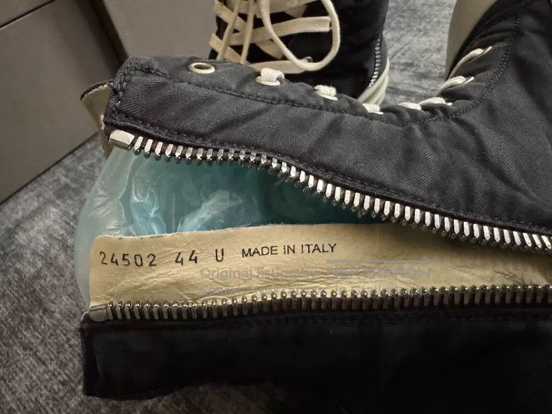 Rick Owens Rick Owens Double-thread silk-faced Converse shoes Size US 11 / EU 44 - 6 Thumbnail