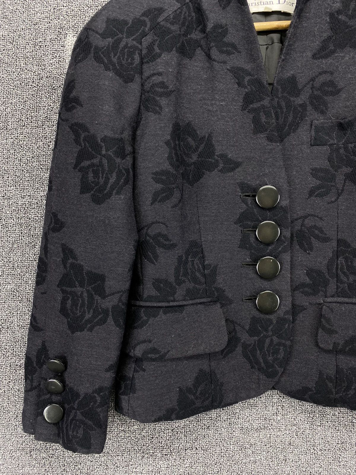 Christian Dior Monsieur × Vintage Vintage Christian Dior Rare Design Wool Cardigan Jacket Size S / US 4 / IT 40 - 6 Thumbnail