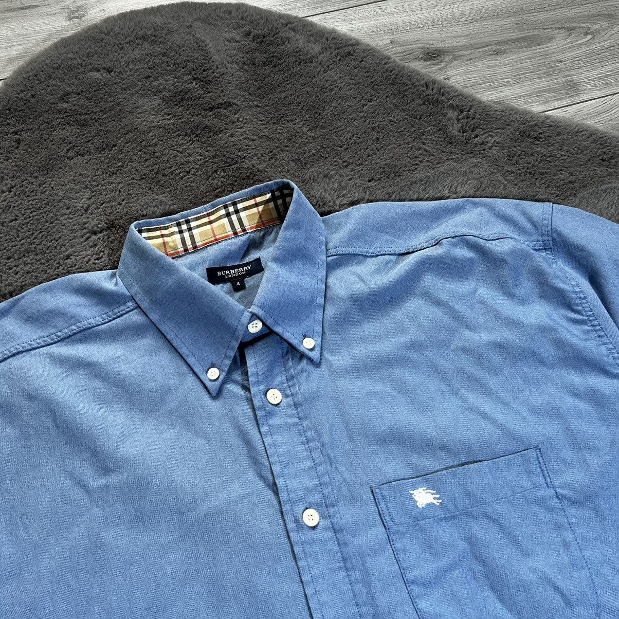 Burberry × Vintage Burberry cotton shirt Size US L / EU 52-54 / 3 - 4 Thumbnail