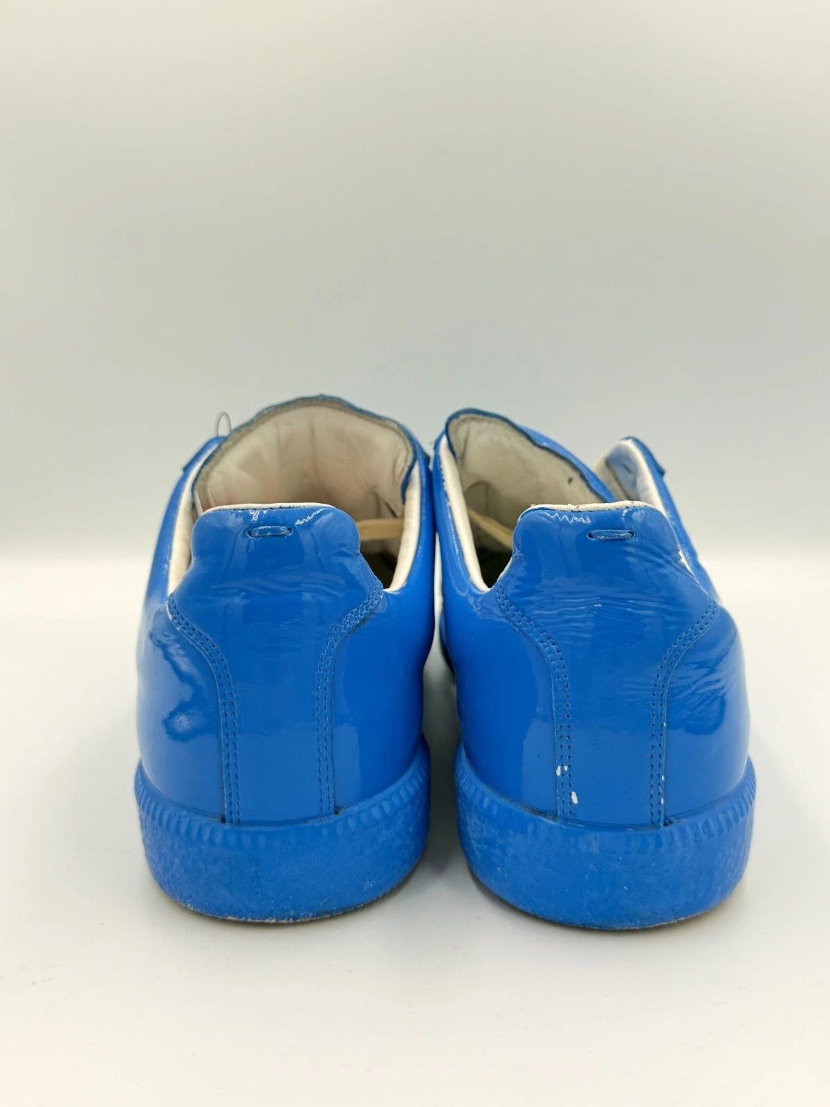 Maison Margiela Maison Margiela Replica German Army Trainer Blue Patent GAT Size US 9 / EU 42 - 3 Thumbnail
