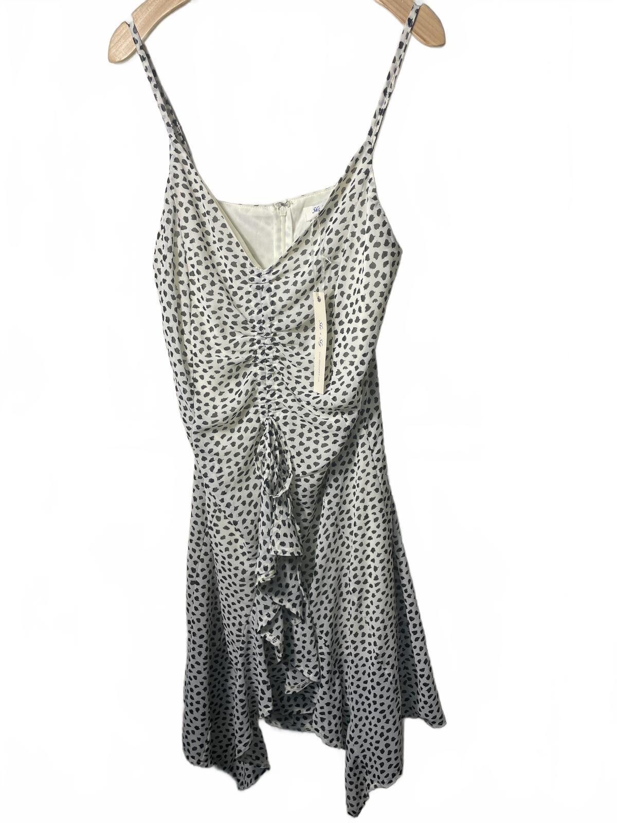 Other She + Sky Midi Dress Women's Size Large Black White Leopard Size L / US 10 / IT 46 - 6 Thumbnail