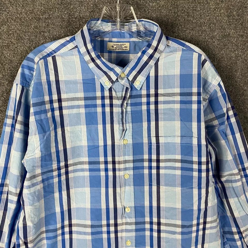 Other Reed Edward Button Down Shirt Men's XL Long Sleeve Plaid Size US XL / EU 56 / 4 - 2 Thumbnail