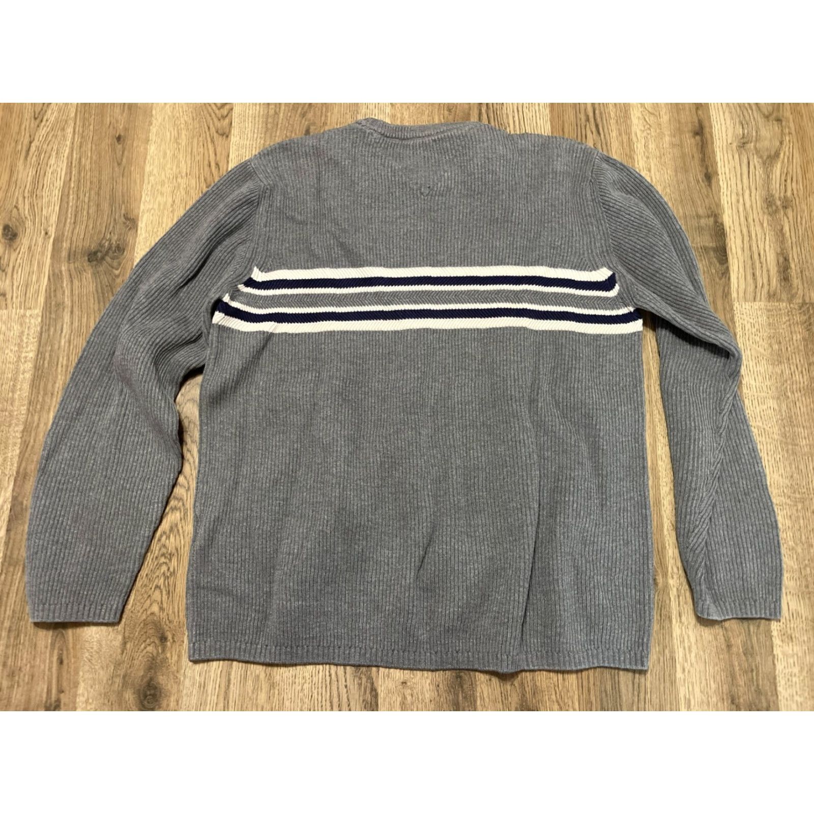 Tommy Hilfiger Tommy Hilfiger Shirt Mens Large Gray Long Sleeve Crew Neck Regular (Free Return) Size US L / EU 52-54 / 3 - 2 Thumbnail