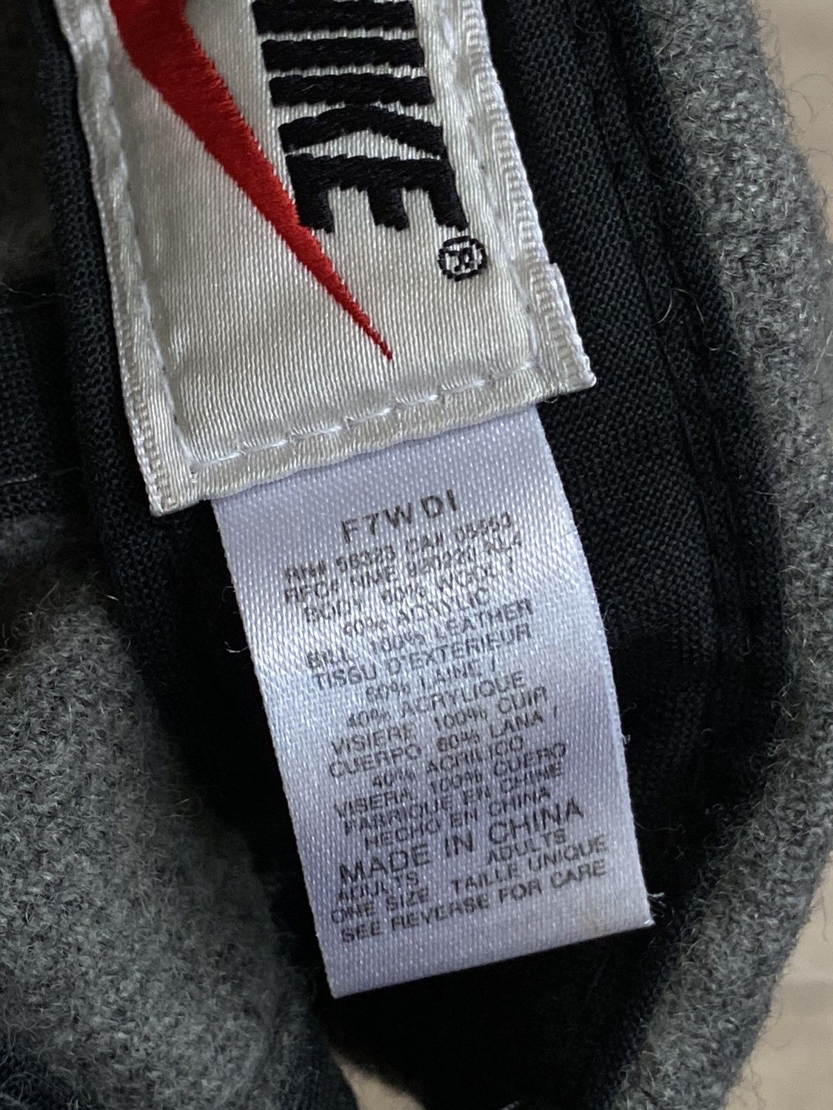 Nike × Vintage Vintage Nike y2k Wool Cap Hat Size ONE SIZE - 10 Thumbnail