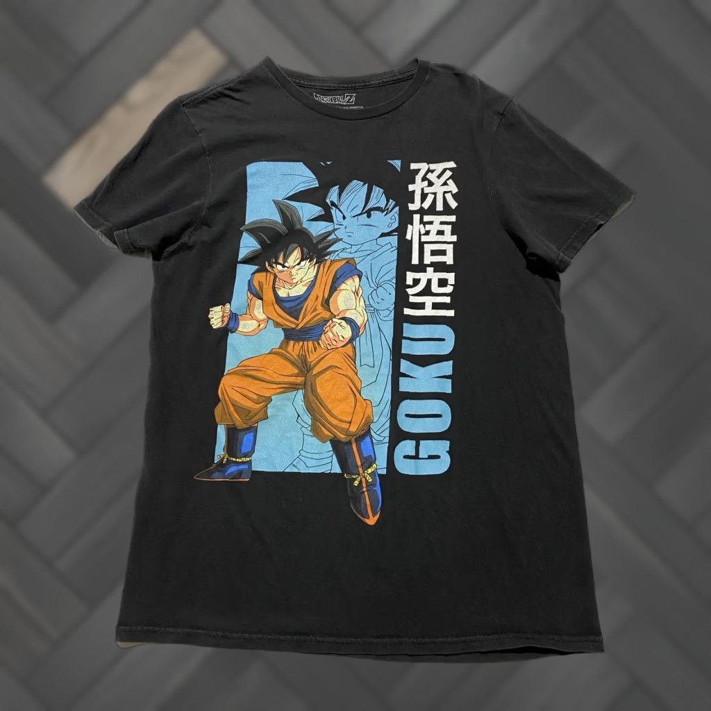 Vintage Dragon Ball Z Goku Shirt Mens Medium Black Anime Graphic Tee Size US M / EU 48-50 / 2 - 1 Thumbnail