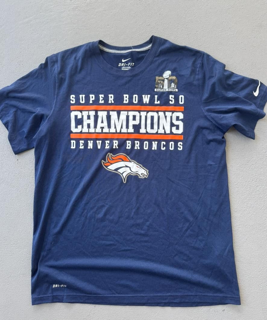 Nike Broncos Superbowl 50 Champs (L) Size ONE SIZE - 1 Preview