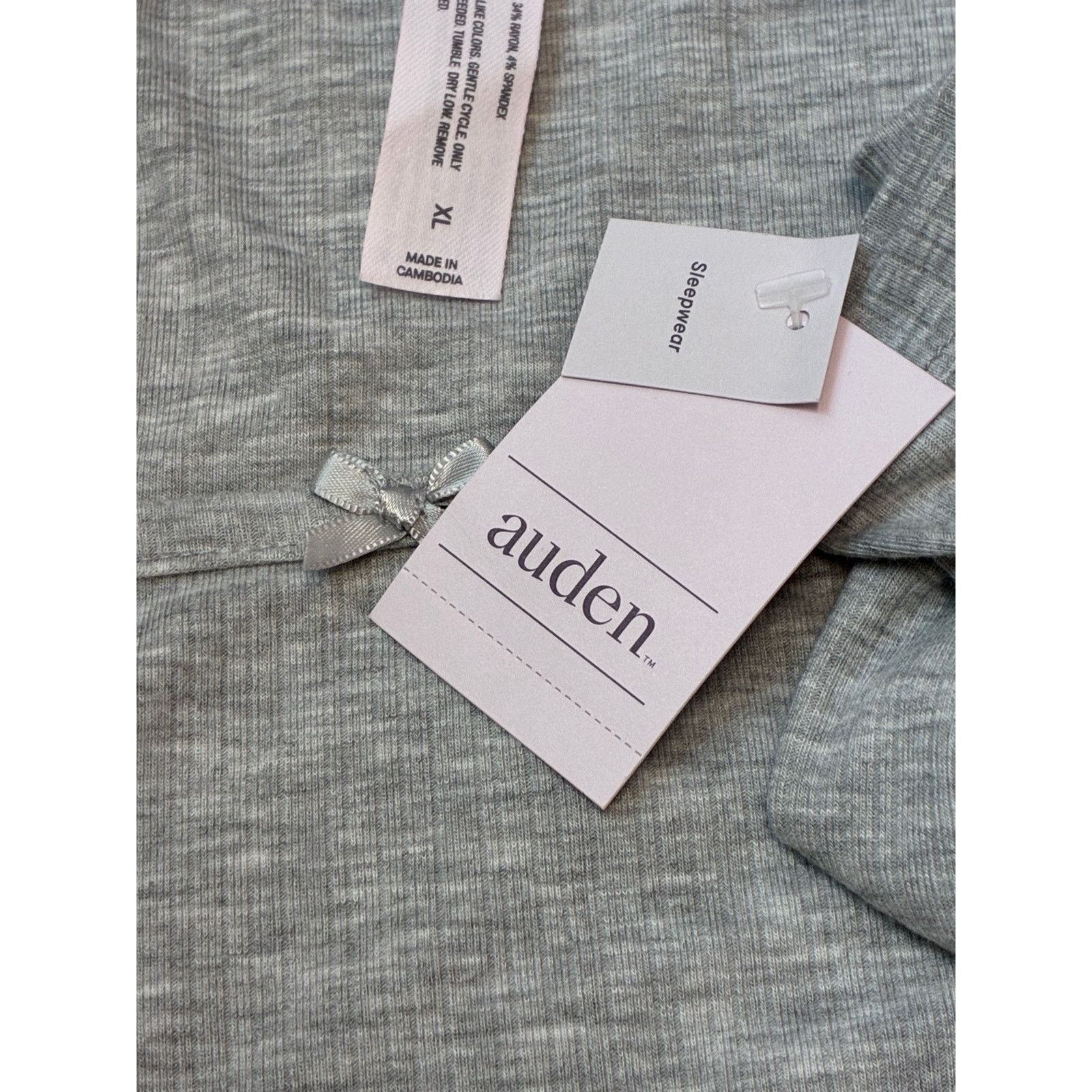 The Unbranded Brand Auden Women’s Long Sleeve Sleepwear Shirt Grey X-Large Size XL / US 12-14 / IT 48-50 - 4 Thumbnail