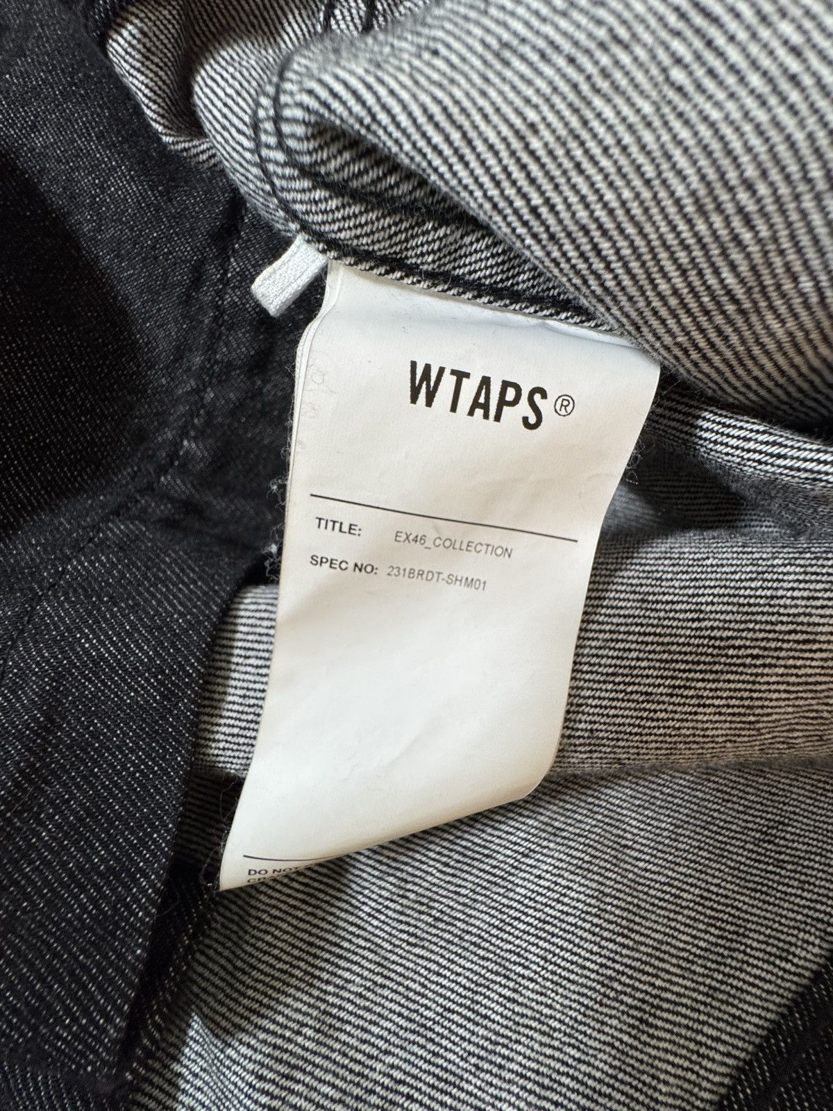 Wtaps Wtaps CBW L/S Shirt Black Denim Size US S / EU 44-46 / 1 - 10 Thumbnail