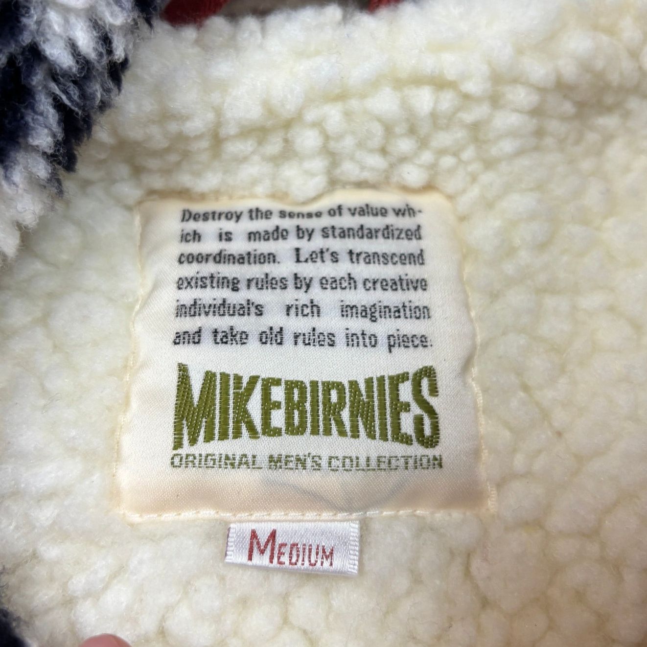 Vintage VTG Mike Birnies Final Score Shearling Lined Hooded Jacket M Size US M / EU 48-50 / 2 - 4 Thumbnail