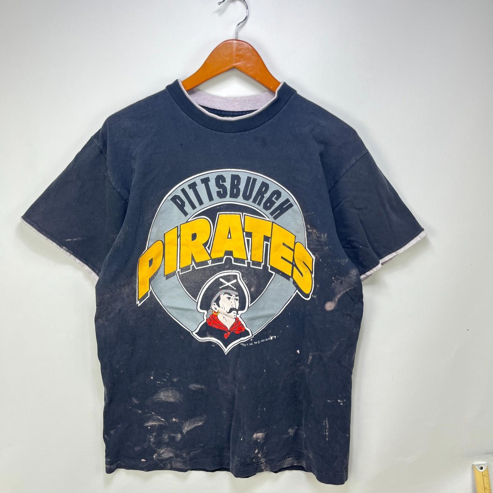 Other Vintage 90s Pittsburgh Pirates T Shirt MLB XL Sun Faded Size ONE SIZE - 1 Thumbnail