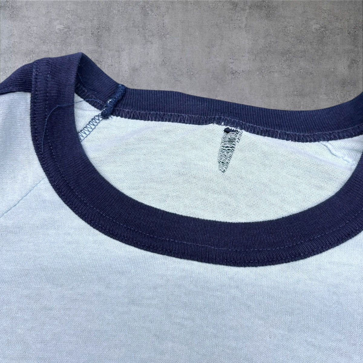 Vintage 1980s Vintage Graphic Ringer Shirt Size US XL / EU 56 / 4 - 4 Thumbnail
