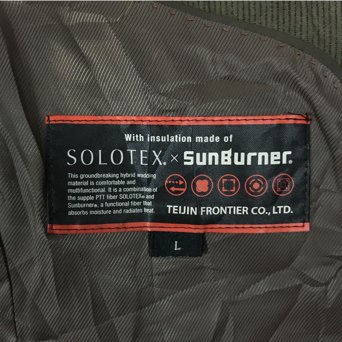 Vintage Vintage Solotex X Sunburner Teijin Frontier Corduroy Coat Size US L / EU 52-54 / 3 - 4 Thumbnail