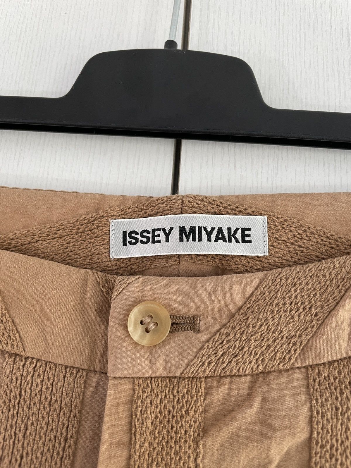 Issey Miyake Issey Miyake Textured Wide-Leg Cropped Trousers Size 29" - 3 Thumbnail