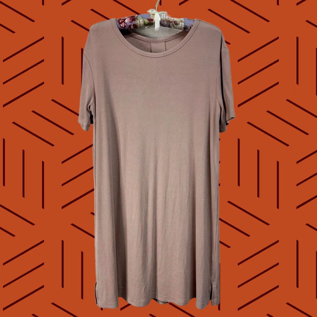 Vintage Cozy Earth Dress Bamboo Viscose Pink XS Women’s Size XS / US 0-2 / IT 36-38 - 1 Thumbnail