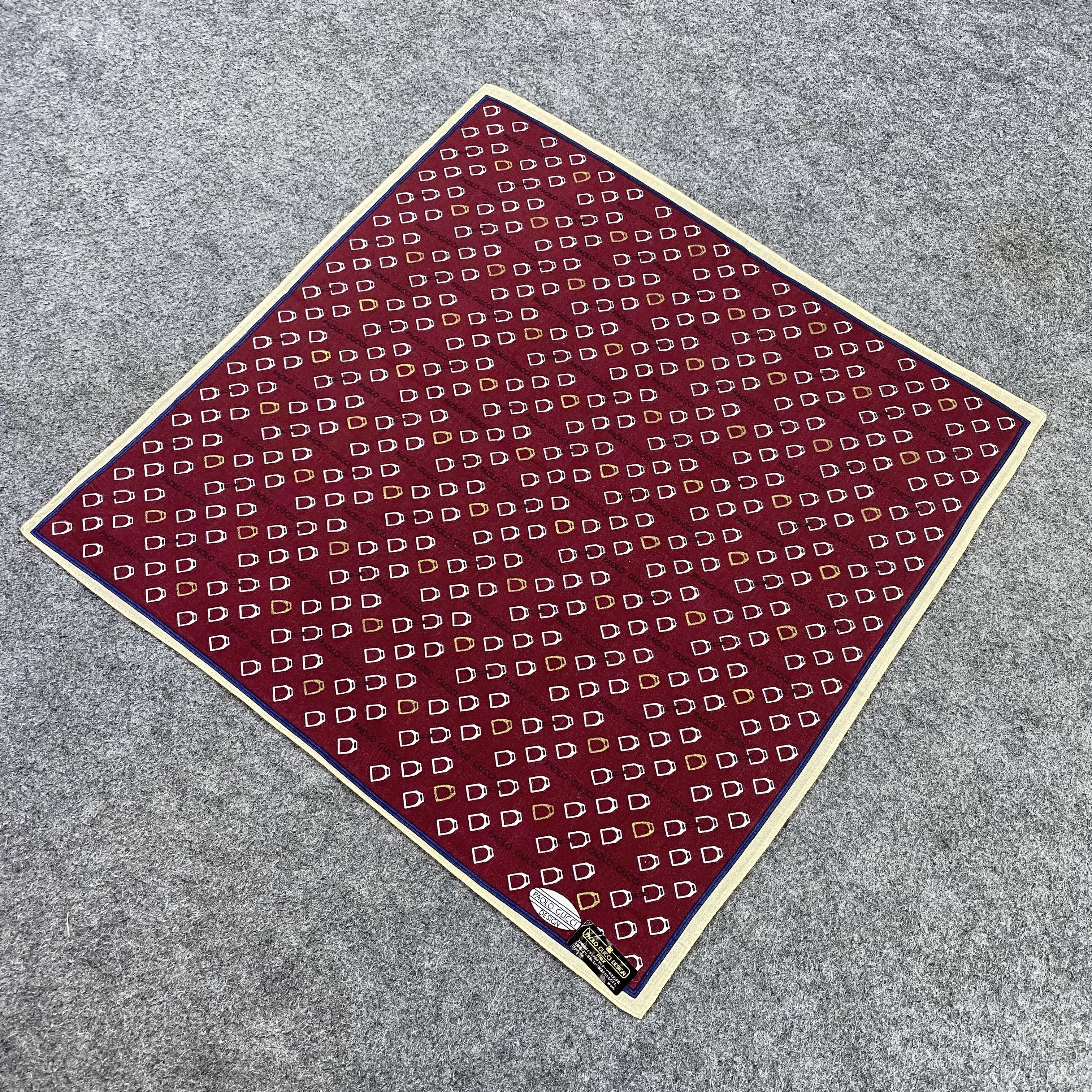 Paolo Gucci Paolo Gucci Handkerchief / Bandana / Neckerchief-B1474 Size ONE SIZE - 4 Thumbnail