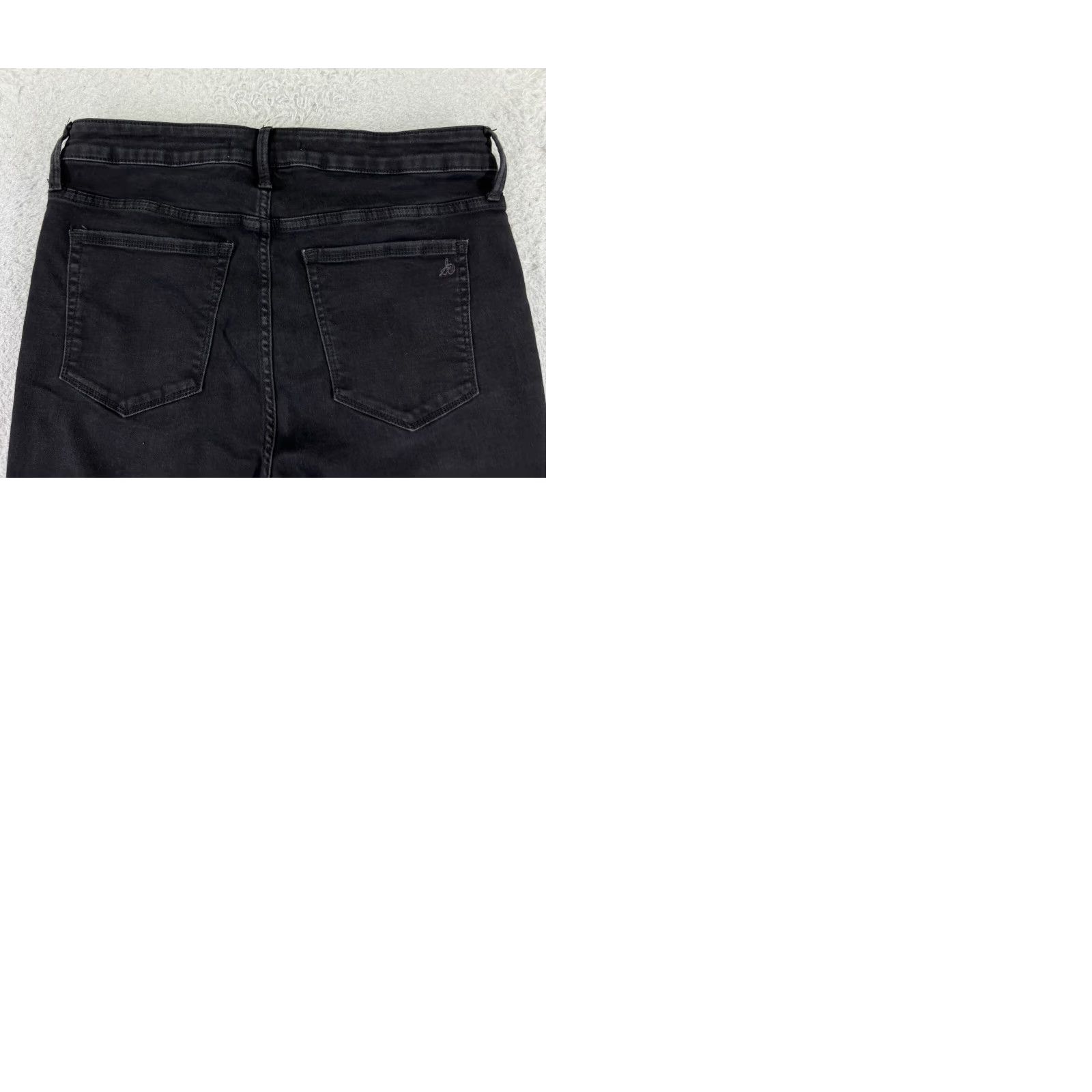 Nine West Nine West Jeans Womens 30 Black High Rise Skinny 28x25 Denim Stretch 5-Pocket Designer Vintage No Size 30" / US 8 / IT 44 - 10 Thumbnail